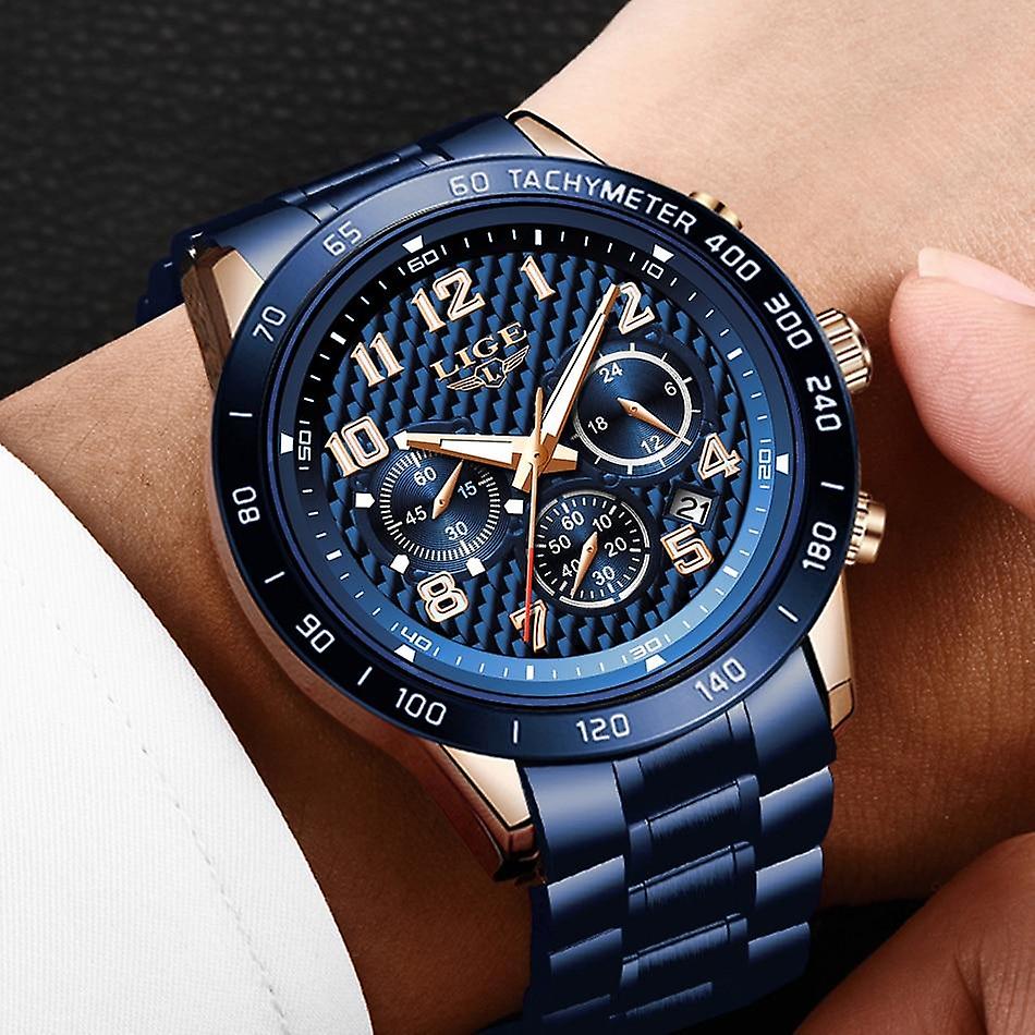 Alarm Clocks Men Watches Top Luxury Brand Sport Watch Men Chronograph Quartz Wristwatch Male Quartz Watches