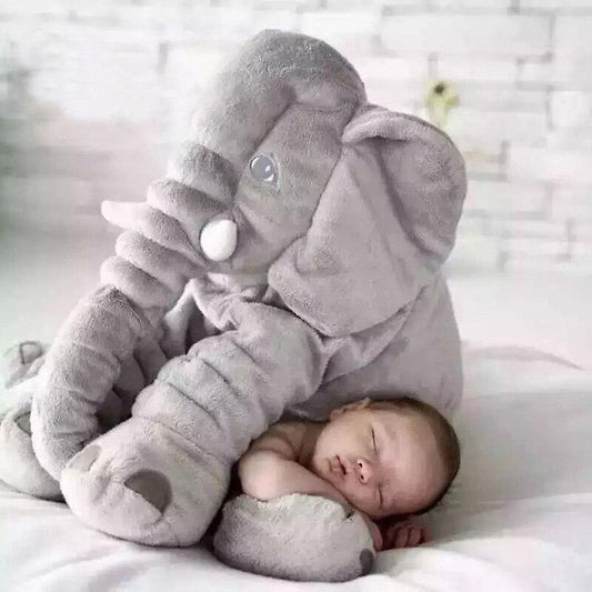 Aircraft 60 Cm Baby Crib Elephant Plush Toy Option Stuffed Elephant Pillow Newborn Plush Animals