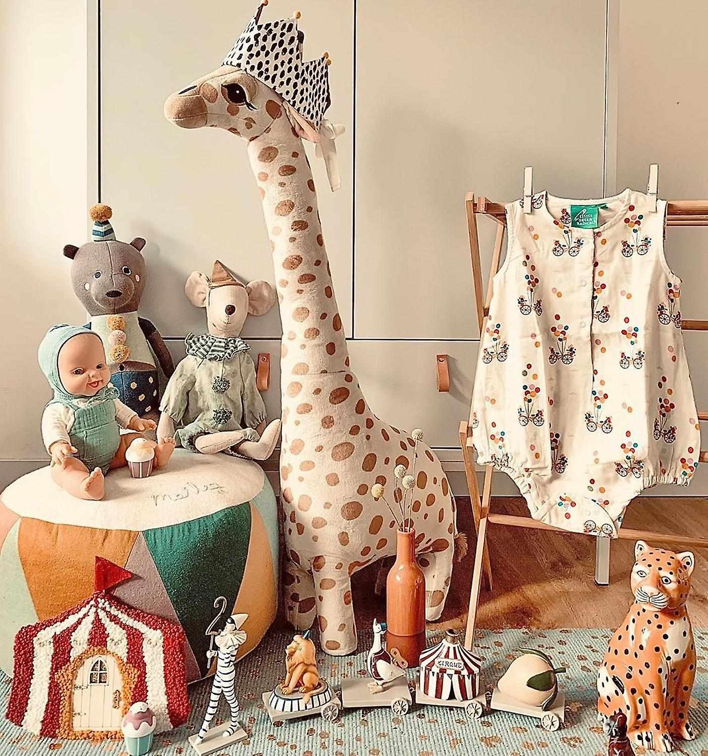 Aircraft 67cm Stuffed Animal Dolls Simulation Giraffe Plush Toys Soft Animal Sleeping Doll Life Plush