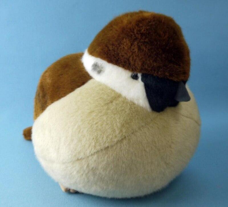 Baby Gift Sets 40cm Lifelike Animal Bird Sparrow Plush Toys Stuffed Sparrow Dolls Pillow Kid Children Baby Toys