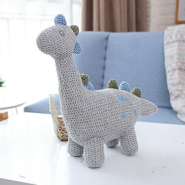 Baby Gift Sets 1pc Handmade Elephant Knitted Toys Crochet Wool Doll Animal Stuffed Plush Toy