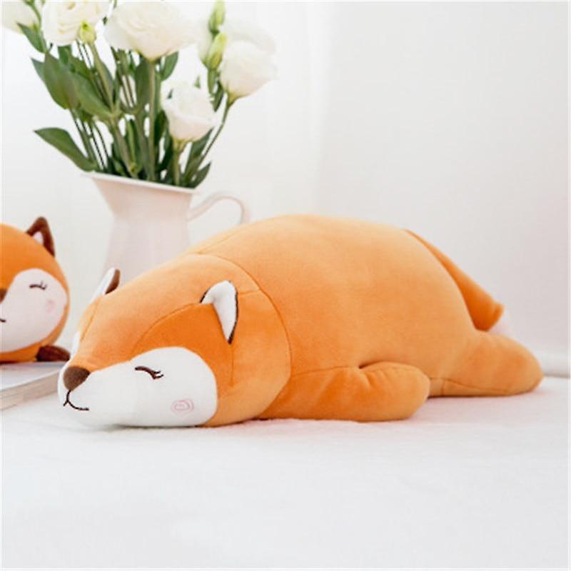 Baby Gift Sets 54cm Cute Fluffy Fat Fox Plush Toys Stuffed Soft Animal Dolls Cartoon Lovely Pillow For Kids