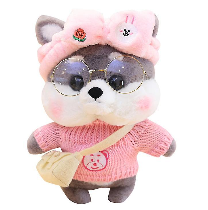 Baby Gift Sets 30cm Cartoon Cute Shiba Inu Cosplay Dress Up Plush Toys Stuffed Dog Animals Doll