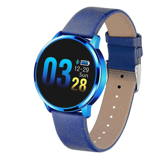 Activity Monitors Q8 Smart WatchColor Screen Smartwatch Women Fitness Tracker Heart Rate Monitor for Android