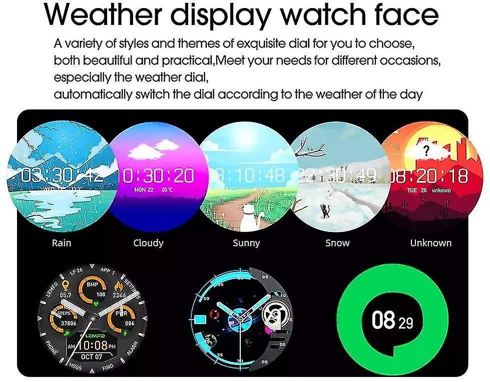 Activity Monitors Chronus LF26 Smart Watch Men Multi-Functional Smartwatch Business IP67 Waterproof Health Monitor