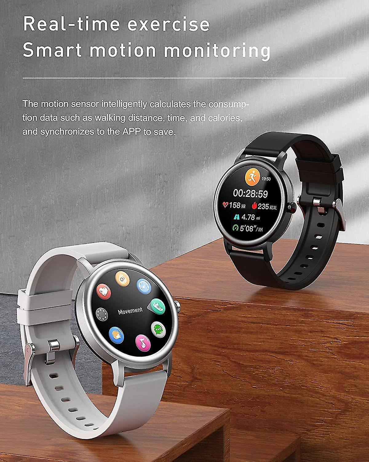 Activity Monitors Smart Watch Waterproof Bluetooth Music Control SMS Notification for iOS Android