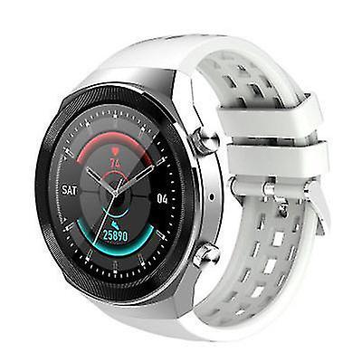 Activity Monitors Smart Watch Men Q8 Bluetooth Call Waterproof 600Mah for Android and IOS White