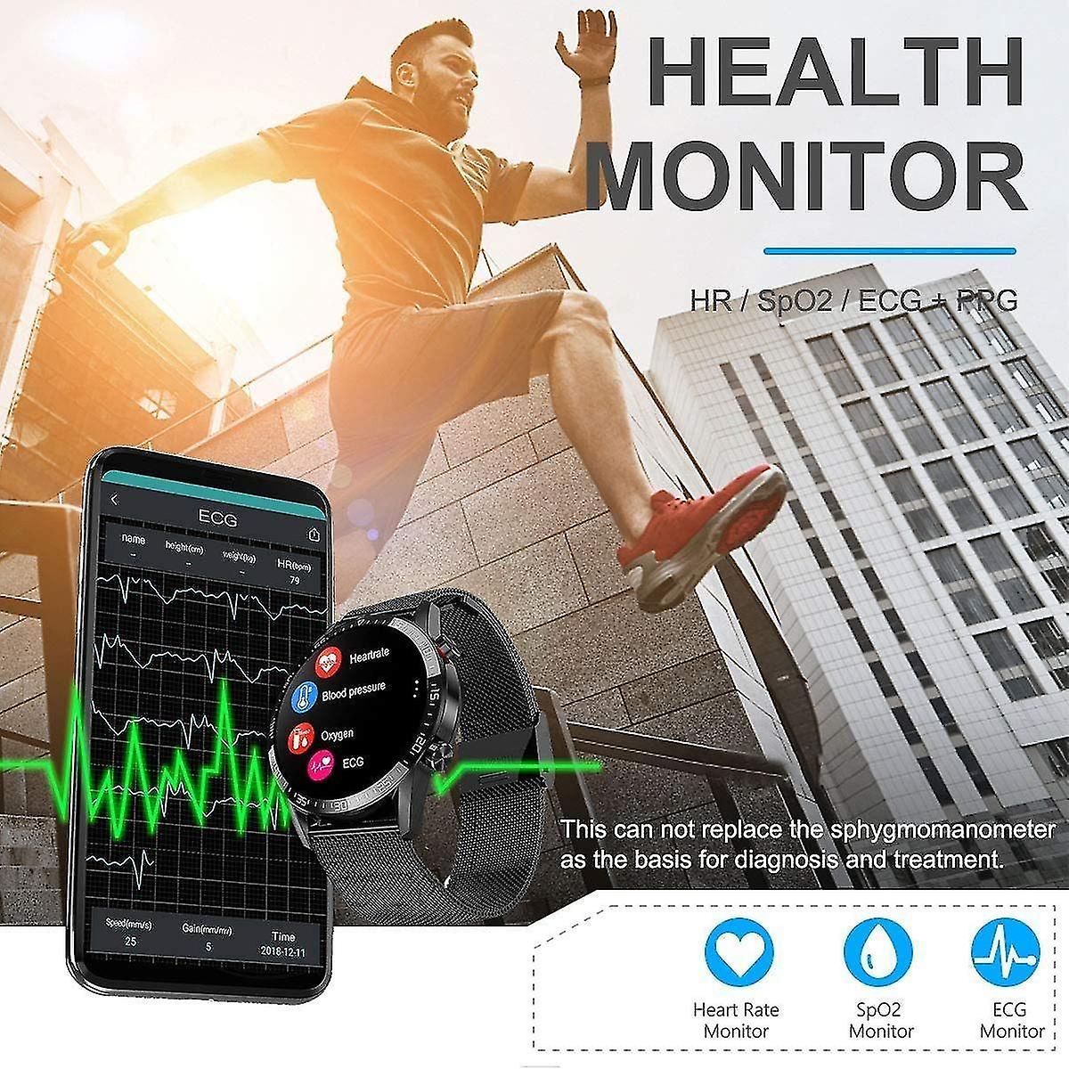 Activity Monitors Smart Watch Chronus SK7 Bluetooth Call 1.3 inch Screen Pedometer Heart Rate Monitor for Android iOS