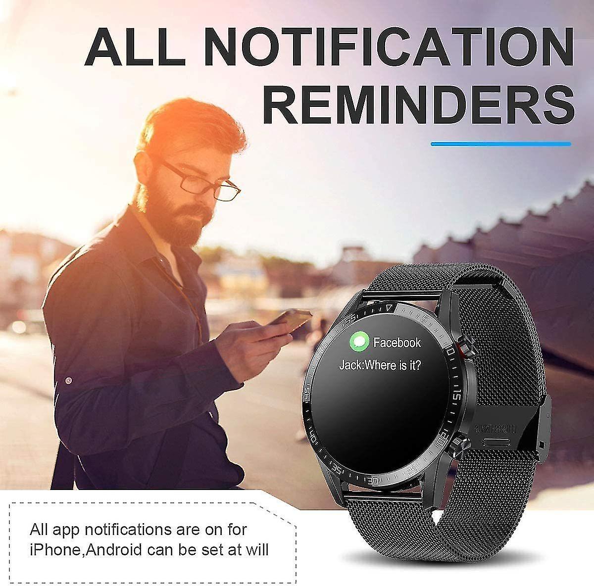 Activity Monitors Smart Watch Chronus SK7 Bluetooth Call 1.3 inch Screen Pedometer Heart Rate Monitor for Android iOS