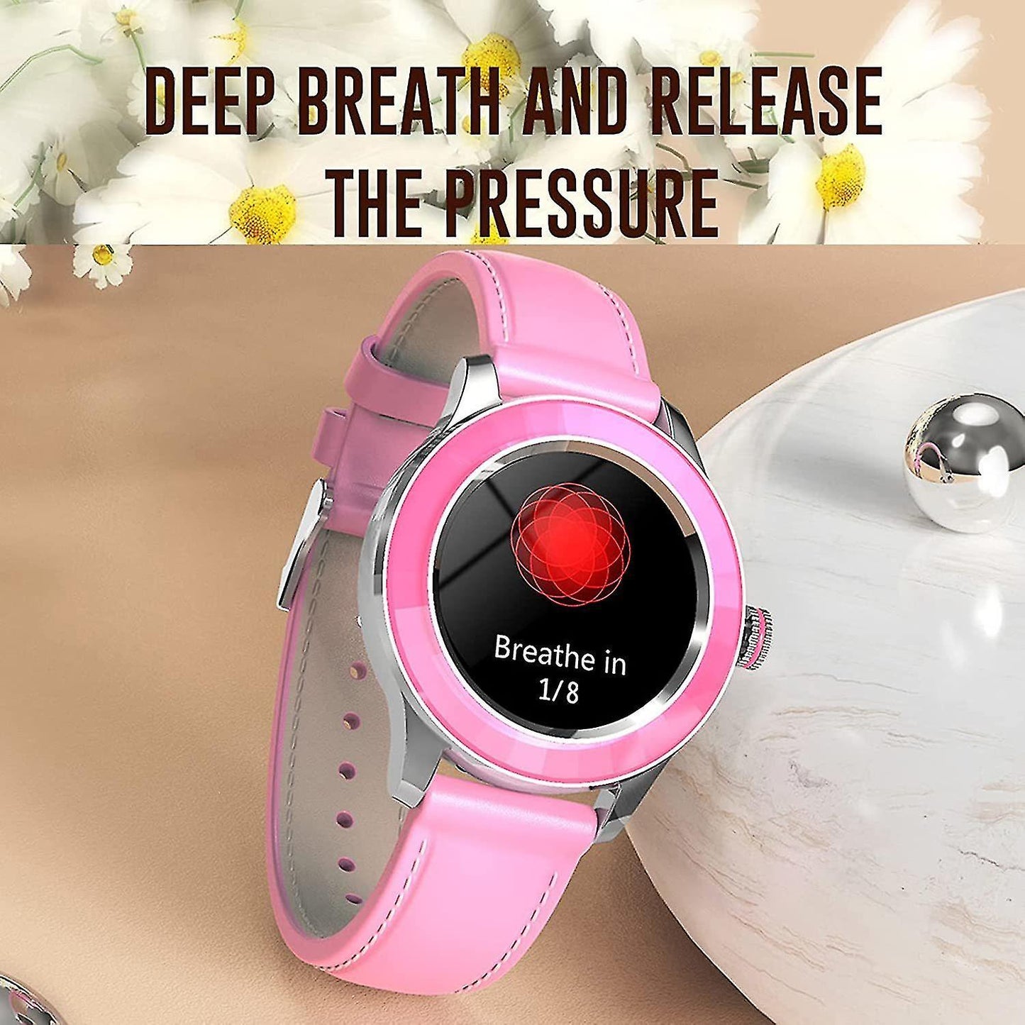 Activity Monitors Chronus Smart Watch women elegant high quality IP67 waterproof with fitness tracker heart rate