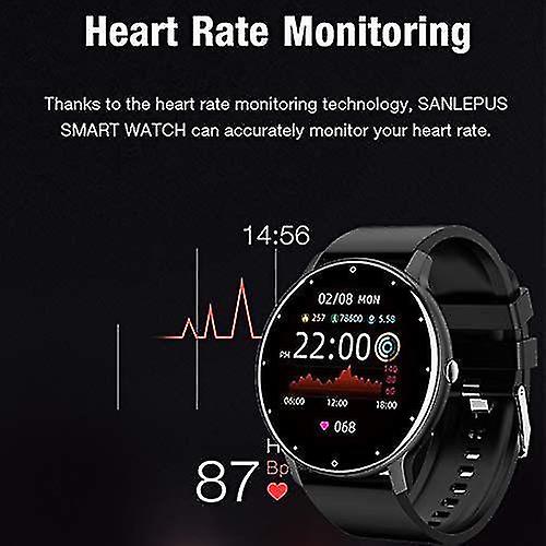 Activity Monitors Smart Watch Full Touch Screen Sports Fitness Watch IP67 Waterproof Bluetooth Applies to Android iOS