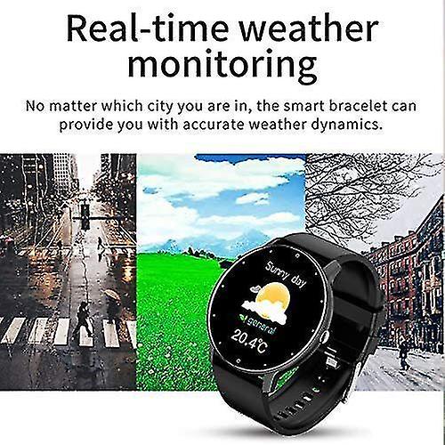 Activity Monitors Smart Watch Full Touch Screen Sports Fitness Watch IP67 Waterproof Bluetooth Applies to Android iOS