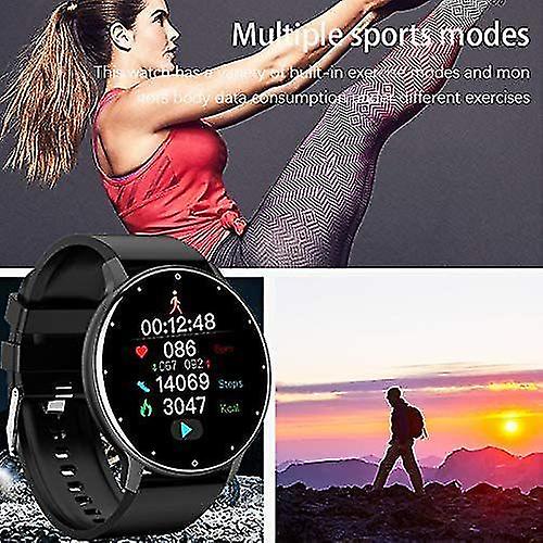 Activity Monitors Smart Watch Full Touch Screen Sports Fitness Watch IP67 Waterproof Bluetooth Applies to Android iOS