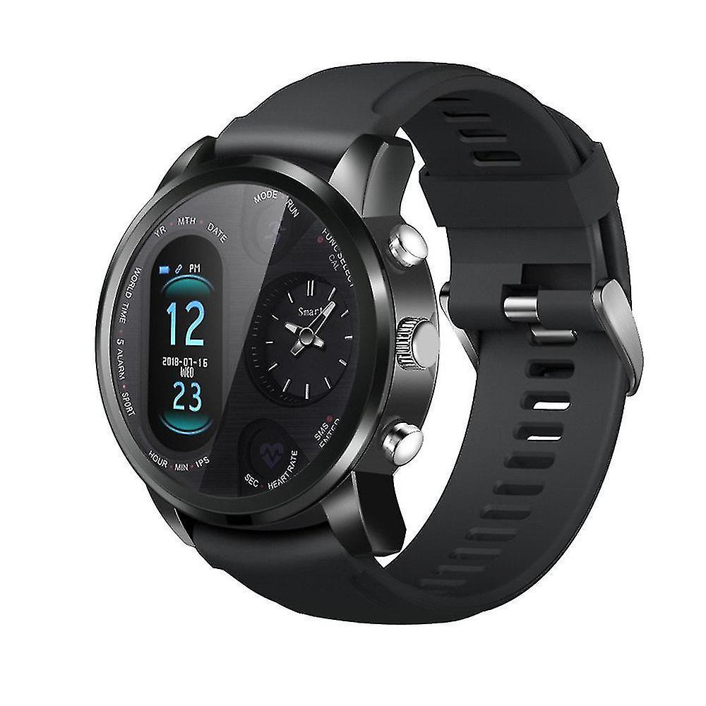 Activity Monitors Chronus Smart Watch Dual Time Zone Sports Men'S Waterproof Smart Watch Heart Rate Bluetooth Activity