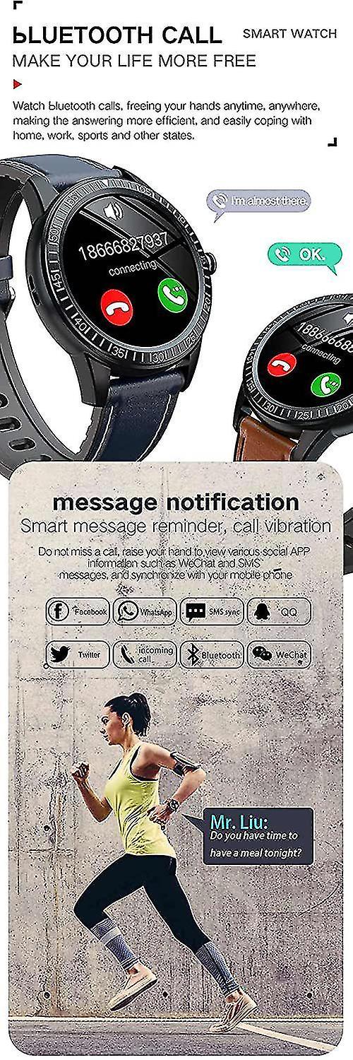 Activity Monitors Smart Watch Bluetooth dial Heart rate monitor IP67 sport men Smart Watch watch for Android IOS