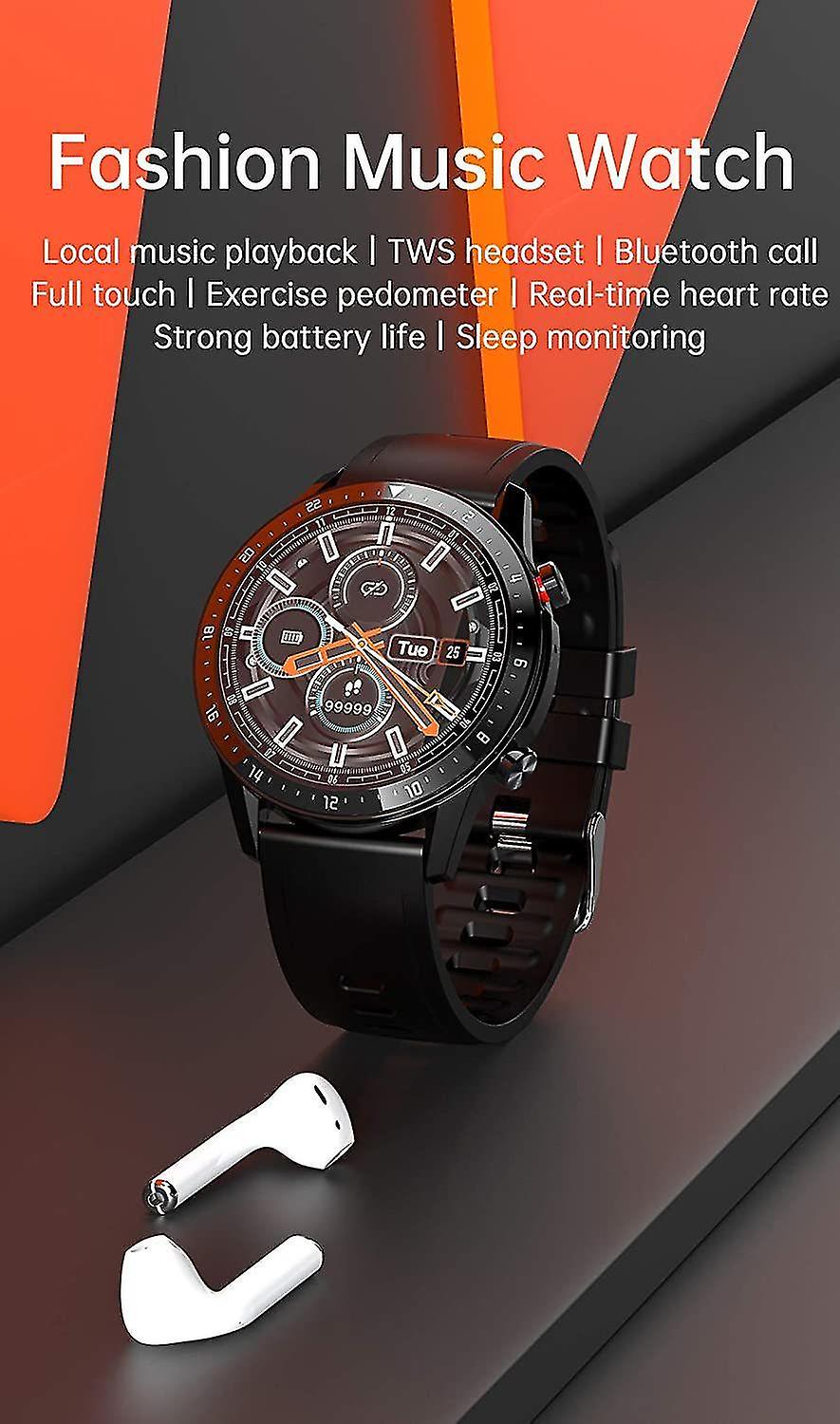 Activity Monitors Chronus Connected Watch Smart Watch Man IP68 Waterproof Connected Bracelet Cardio Pedometer silver