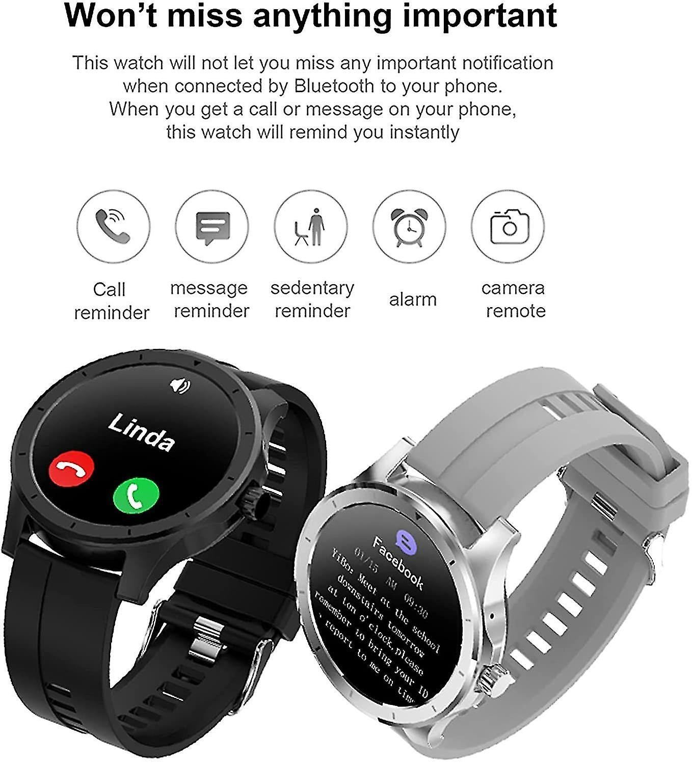 Activity Monitors Chronus Smart Watch with blood pressure monitoring sleep detection bluetooth call local music