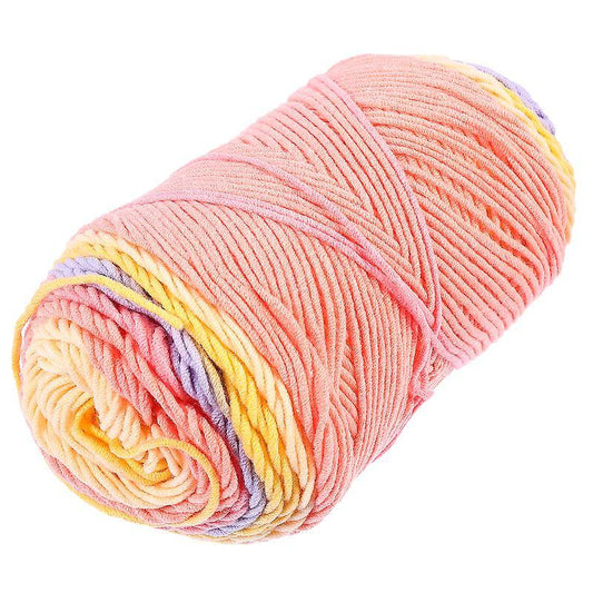 0.02X19300CM 10 Yarn 1 Roll Diy Weaving Rope Professional Blanket Knitting Rope Cotton Ro