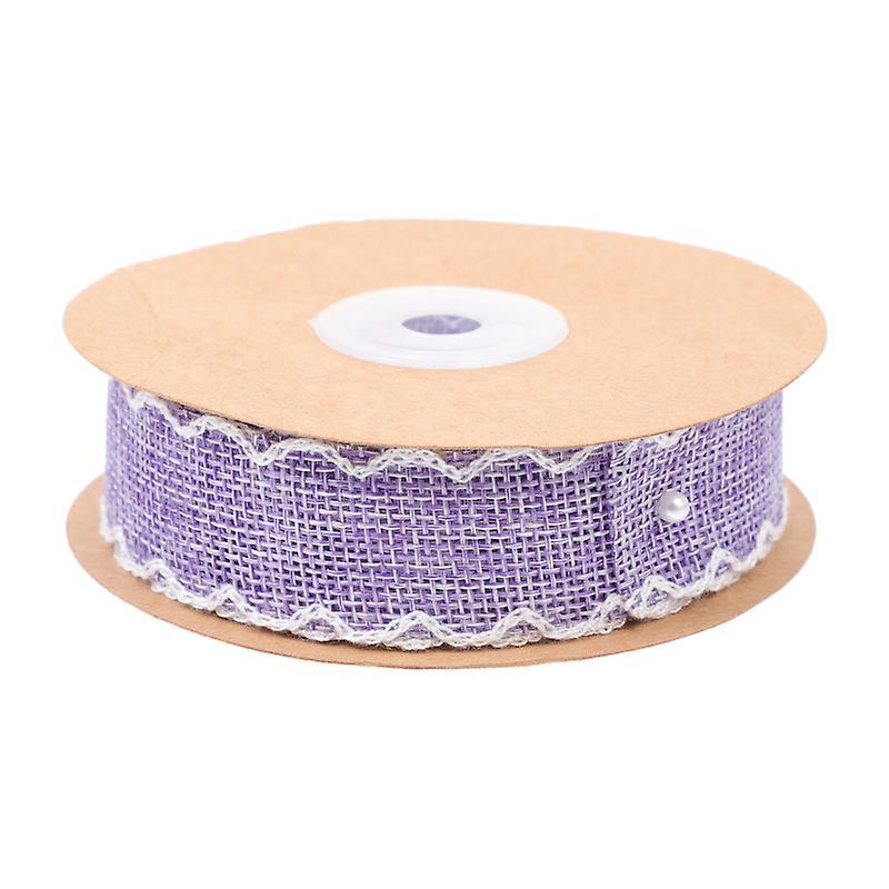 0.02X2.5X910CM Purple Ribbons & Trim 1 Roll Diy Ribbon Present Flower Wrapping Ribbon Headdress Maki