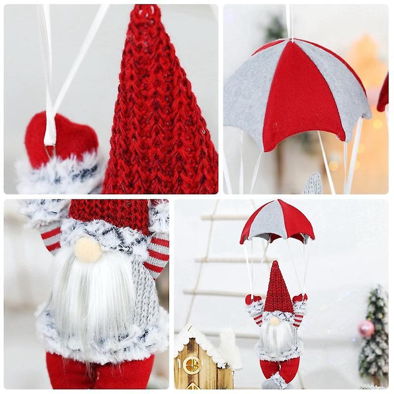 48*18*18cm Red Stuffed Animals Gnome Christmas Plush Toy Decoration And Ornament For Indoor And Outd