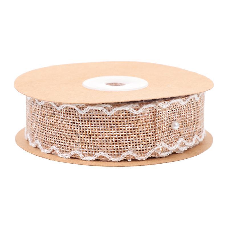 0.02X2.5X910CM Beige Ribbons & Trim 1 Roll Diy Ribbon Present Flower Wrapping Ribbon Headdress Makin