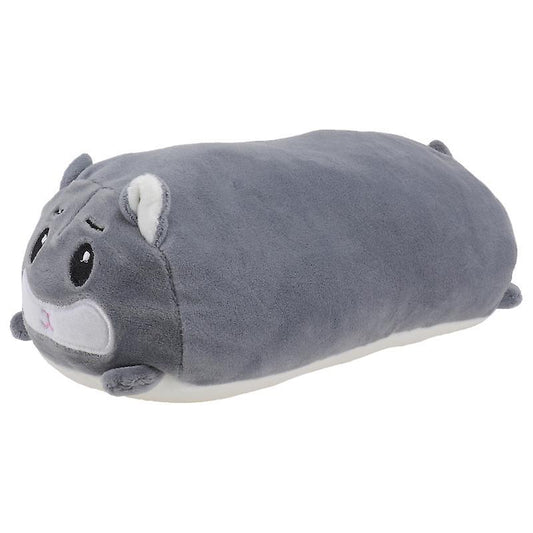 28X10CM Grey Stuffed Animals 1pc Kids Bolster Gift Home Plush Toy Animal Throw Pillow Sofa Bed Bolst